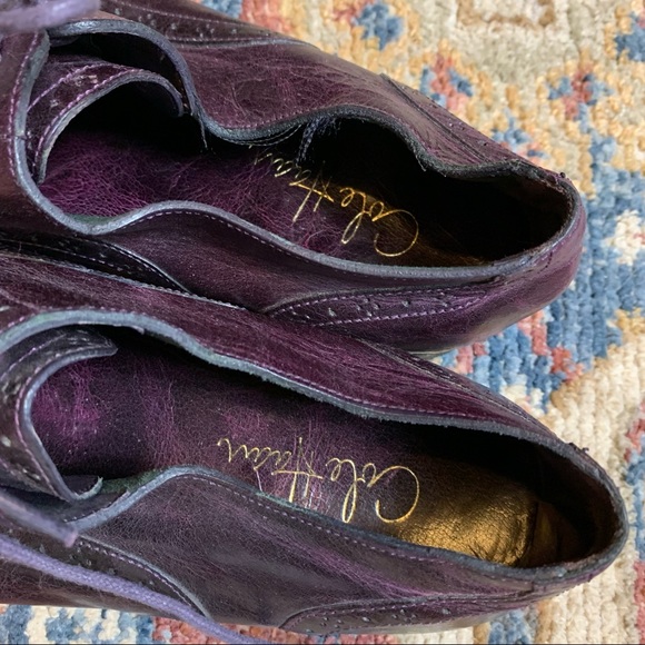 Cole Haan size 10 purple grape oxfords shoes ASO Taylor Swift - Picture 11 of 14